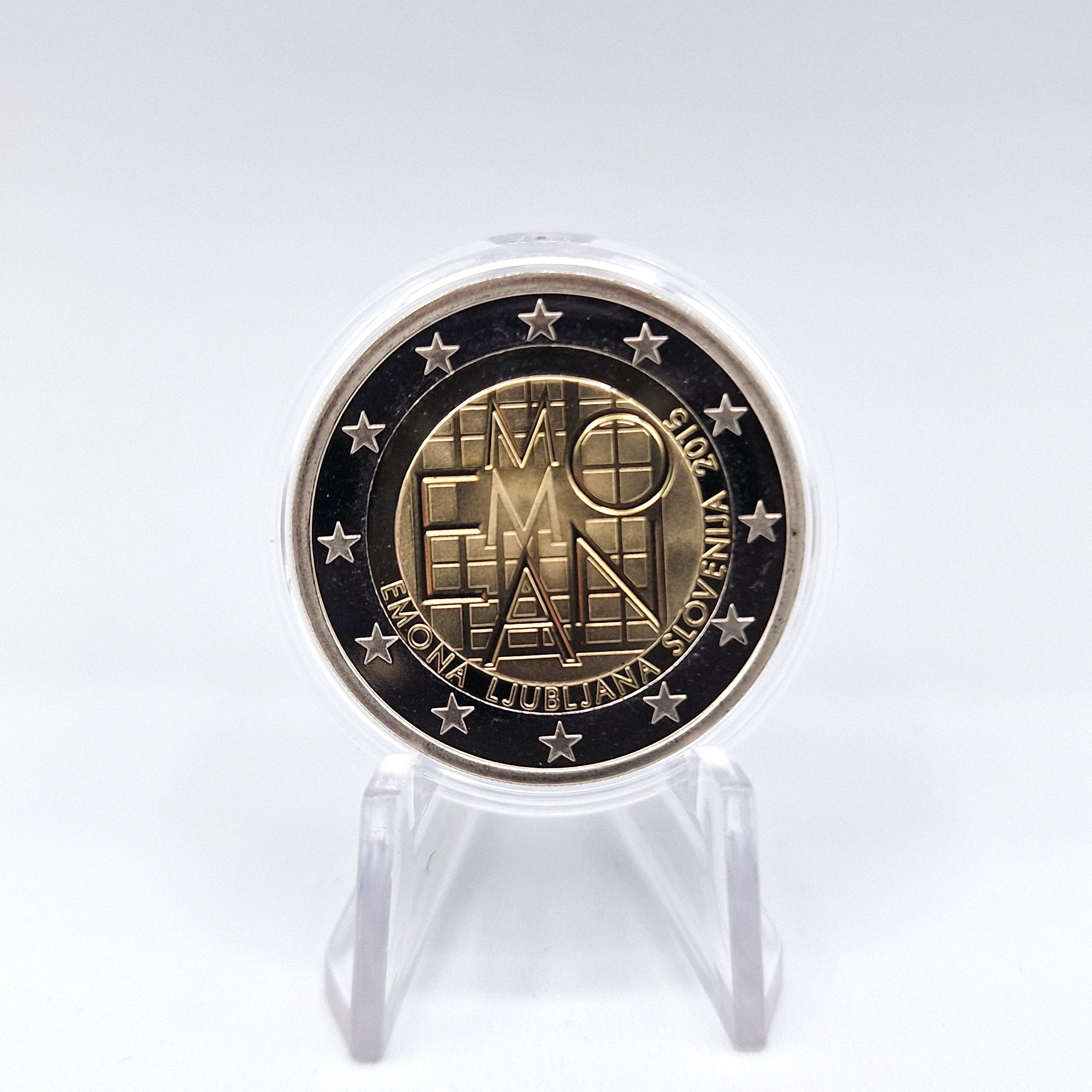 2015 Emona-Ljubljana - 2€ Slovenia Proof